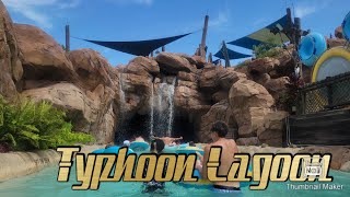 Disneys Typhoon Lagoon water park 1JoaneArlene [upl. by Imeon542]