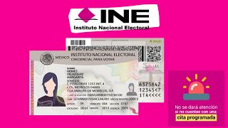 ¿No tienes credencial de elector  Como sacar cita para el INE por internet [upl. by Alilak]