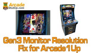 Arcade1Up Mod Gen 3 RetroPie Rasbperry Pi Resolution Fix [upl. by Amat]