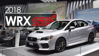 2018 Subaru WRX STI  First Look amp Overview  2017 New York Auto Show [upl. by Mae]