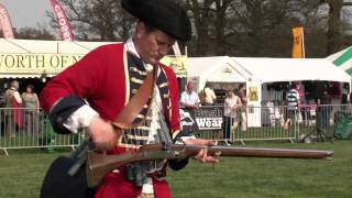 English Matchlock Musket  BASC Firearms Demonstration [upl. by Selassie]