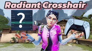 THE BEST CROSSHAIR TO USE IN VALORANT CONSOLE [upl. by Yehtomit]