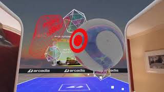 Practicing a mixed reality sport with Arcadia on Quest 3 [upl. by Oribella]