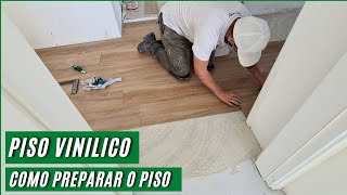 COMO PREPARAR O PISO PARA INSTALAR O VINILICO [upl. by Revkah]