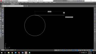 midpoint of line quadrant or center point of circle tangent point in auto cad 2018 [upl. by Justinian]