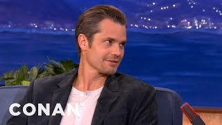 Timothy Olyphant Has quotOne Too Manyquot Children  CONAN on TBS [upl. by Angelica899]