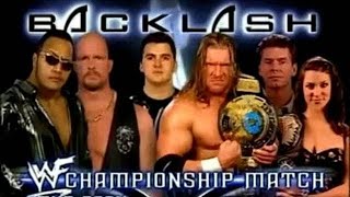 WWF BACKLASH 2000 LOOK BACK [upl. by Atihcnoc]