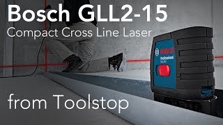 Bosch GLL215 Compact Cross Line Laser from Toolstop [upl. by Aniela]