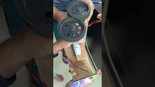 Dynamo DC Motor electricity Generator Experiment shorts dcmotor [upl. by Aehsa]