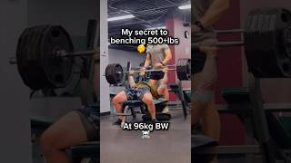 MY SECRET TO BENCHING 500LBS 🤫💉 [upl. by Chemush236]