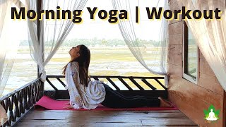 Morning Yoga  Workout with Shama Makhing  Evergreen Yoga Bangladesh [upl. by Ollehcram]