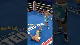 BRUTAL KO BY ANGELO LEO AGAINST quotEL VENADOquot LÓPEZ 😨 boxing knockout [upl. by Ardnod109]