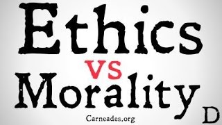 Ethics vs Morality Philosophical Distinctions [upl. by Akirahs]