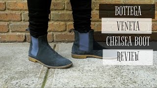 Bottega Veneta Chelsea Boots Review Slate GreyArdoise [upl. by Pearson]