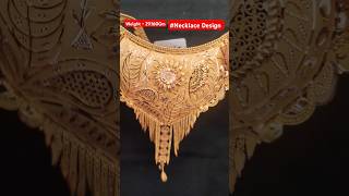 Latest Gold Necklace Design With Weight in 18caratgold necklace shortvideo viral jewellery [upl. by Leamaj276]