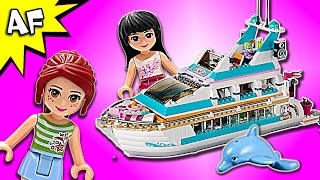 Lego Friends Heartlake DOLPHIN CRUISER 41015 Speed Build [upl. by Anneyehc]