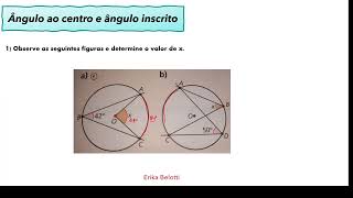 Circunferência rápido e fácil  ângulo central e inscrito [upl. by Latreshia395]