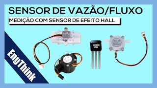 Sensor de FluxoVazão Arduino como funciona  Sensor HALL [upl. by Amapuna]