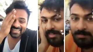 Sai Dharam Tej amp Vaishnav Tej UNSEEN Funny Video  Uppena Hero Vaishnav  MS Entertainments [upl. by Sidnal]