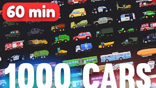 Ultimate Transport Collection  60 minutes of Cars Trains Ships Police and Firefighter Vehicles [upl. by Ileyan]