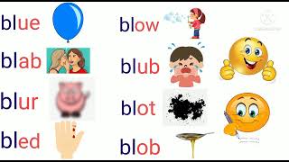 Consonant Blends  quotblquot Words  Initial Blends quotblquot four letter words  Learn Phonics for Kids [upl. by Ymaj]