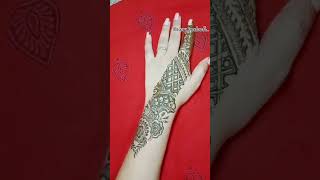 Arabic Mehndi Design 🥰ytshorts mehndi viralshort trendingshorts [upl. by Aicileb]