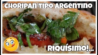 CHORIPAN estilo ARGENTINO como se hacen con las quot3 Bquot [upl. by Adimra]