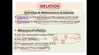 Macroeconomics Lecture 4 Part 1 Inflation [upl. by Acillegna]