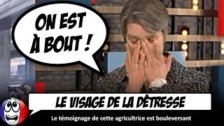 Une agricultrice CRAQUE en direct en évoquant sa situation [upl. by Elleynod324]