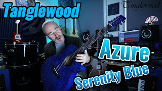 Tanglewood Azure in Serenity Blue TA4CEBL  Review w Damien Nolan [upl. by Dareece233]