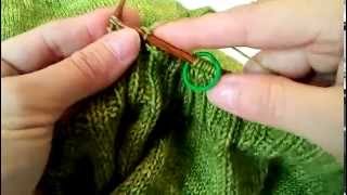 Extra stretchy bind off in 2x2 ribbing  knitting [upl. by Sachsse943]