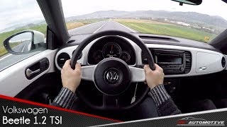 Volkswagen Beetle 12 TSI POV Test Drive  Acceleration 0  180 kmh  Top Speed [upl. by Annawak]