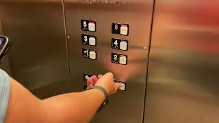 Schindler 300A hydraulic elevators at the Hilton Garden Inn Owings Mills MD￼ [upl. by Idnem]