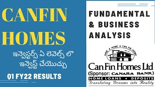 తెలుగుCanFin Homes  The Best Housing Finance Company Deep Research amp Analysis [upl. by Yendis]