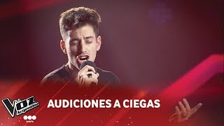 Luziano Acosta  quotCulpable o noquot  Luis Miguel  Audiciones a ciegas  La Voz Argentina 2018 [upl. by Zetroc]