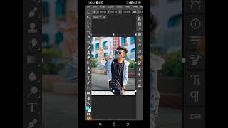 How To Remove Background in photopea  Background Change In Photopea shorts [upl. by Ayikaz]