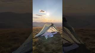 wildcampingscotland camping adventure wildcampingwales outdoorcamping tent wildcamping [upl. by Karlik]