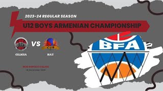 Cilicia vs HAT  U12 Boys Armenian Championship 202324  Regular Season [upl. by Aimak858]