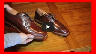 Alden Ravello Shell Cordovan Longwing Shoes [upl. by Annamaria351]