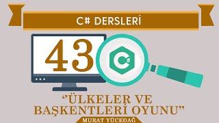 C Ders 43 Ülkeler ve Başkentleri Oyunu [upl. by Seka953]