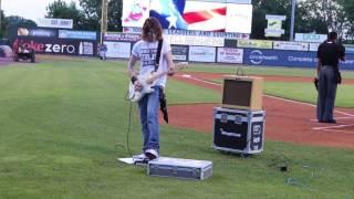 Ben Cote  quotThe Star Spangled Bannerquot  LIVE  Lowell Spinners Stadium [upl. by Attevad294]