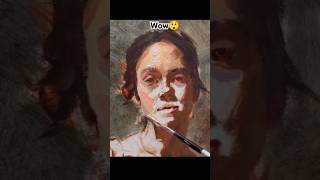 how to paint portrait impasto painting techniques [upl. by Edrahs]