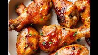 My 9 yr old son prepared finger licking chicken drumsticks for supperfood chickendrumsticks [upl. by Lezned]