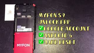 MYFON F9 UNLOCK FRP ANDROID 6｜GOOGLE ACCOUNT｜HARD RESET [upl. by Enelrad537]