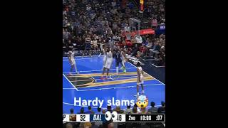 Jaden Hardy TAKES FLIGHT ON Trey Jemison 🤯 shorts nba nbahighlights nbahighlightstoday poster [upl. by Emlen]