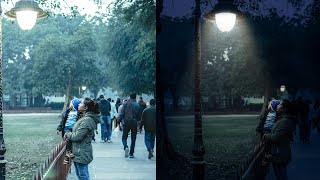 Turn DAY into NIGHT in Photoshop with Spotlight Effect [upl. by Alamak]