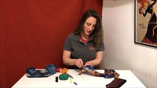 Rediscovery Centre  How to make an Obi Belt from old ties  Sustainable Living [upl. by Pazit]