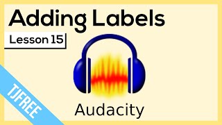 Audacity Lesson 15  Adding Labels and Markers [upl. by Doowyah693]