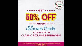 La Pinoz Pizza MG Road Kochi  Get flat 50 off on our discount treats  Buy 1 Get 1 Free [upl. by Michaelina102]