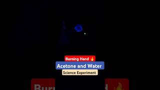 🔥 Why My Finger Didn’t Burn 😱Amazing Experiment with Acetone scienceexperiments shorts science [upl. by Akessej]